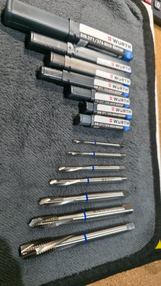 set Machos de roscar de cobalto WURTH HSS-CO