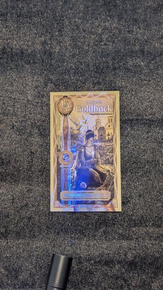 1/2 Goldback Arizona 2026 - 1/2000 oz oro