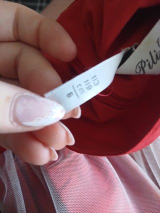 Vestido de seda niña, talla 6 años