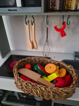 Cocina de madera para niñ@s