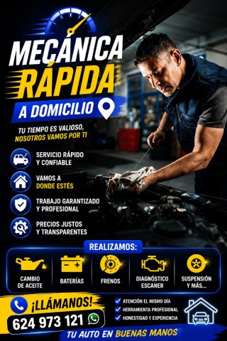 Mecanico a domicilio!!!