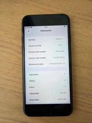 iPhone SE 2020 64 GB Space grey