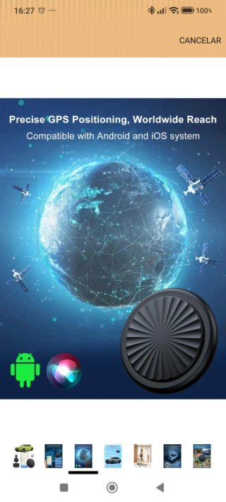GPS localizador de coche nuevo a estrenar