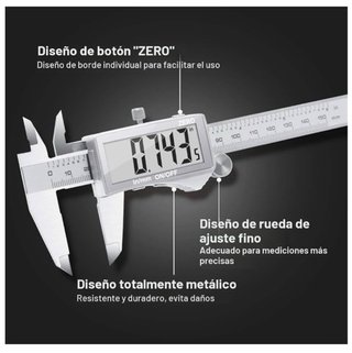 Pie de Rey Digital,Preciva Calibrador digital.
