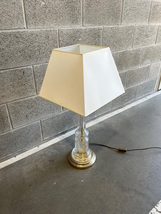 Lámpara vintage de cristal