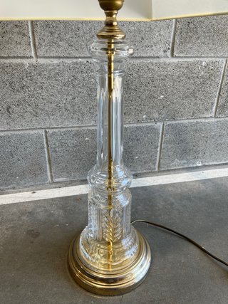 Lámpara vintage de cristal