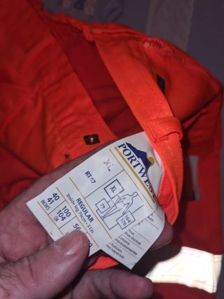 Pantaloni alta visibilità Portwest Rossi