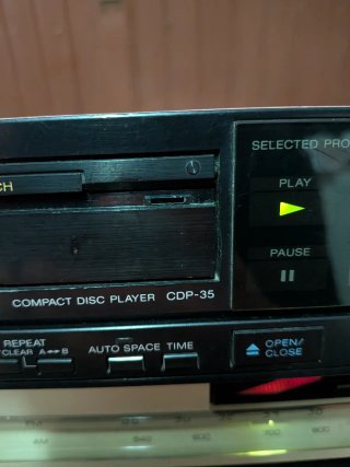 Lettore CD Compact Disc Sony CDP-35 Made in Japan