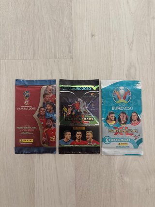 Sobres Adrenalyn XL Mundial Rusia 2018 y Euro 2020
