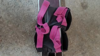 Patines de bota de cuatro ruedas para niña.