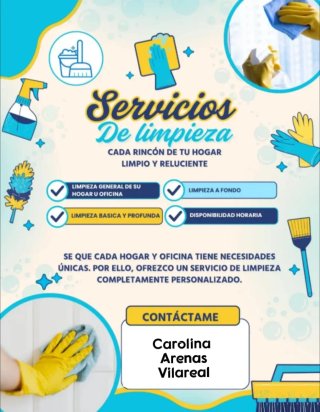 Ofrezco servicio de limpieza por horas