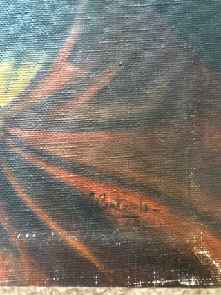 Cuadro óleo sobre lienzo Jesús