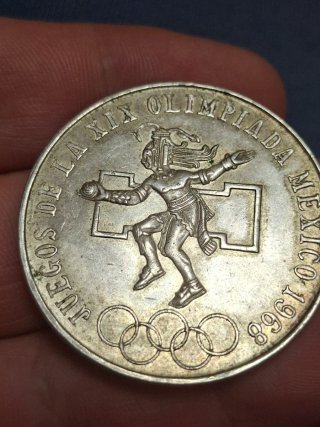 25 Pesos Messico 1968 – Moneta in Argento 720‰
