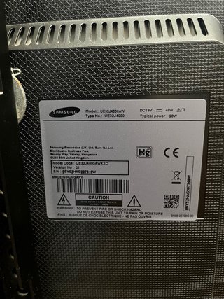Televisor Samsung Negro 32"