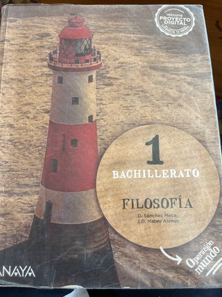 Filosofía 1 Bachillerato