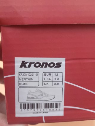 Scarpe Kronos n. 42 nere bianche