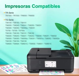 20 cartuchos compatibles Canon 580/581 XXL