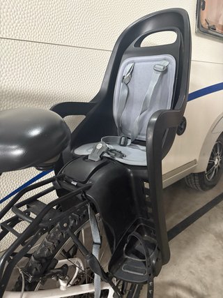 Silla para bici niño, con anclaje incluido