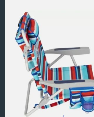 Pack sillas Tommy Bahama azul y roja