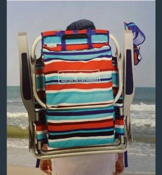 Pack sillas Tommy Bahama azul y roja