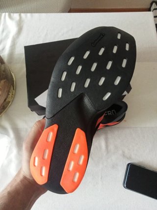 Zapatillas Adidas Adizero Evo SL Negras Naranja