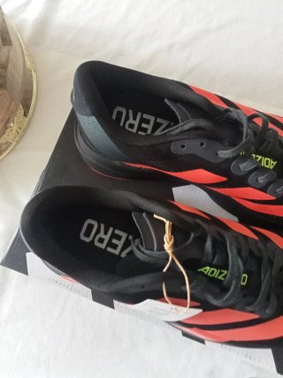 Zapatillas Adidas Adizero Evo SL Negras Naranja