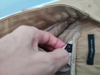 Pantalón culote  Camel Massimo Dutti.TXs