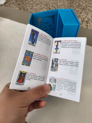 Tarot Azul Láser Nuevo Sin Uso
