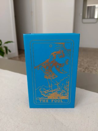 Tarot Azul Láser Nuevo Sin Uso