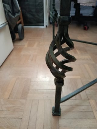 Mesa centro hierro forjado
