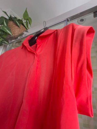 Blusa verano  color naranja coral