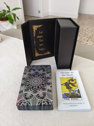 Tarot Plateado Laser Nuevo Sin Uso