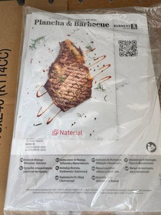 Barbacoa de gas naterial kenton de 2 quemadores.