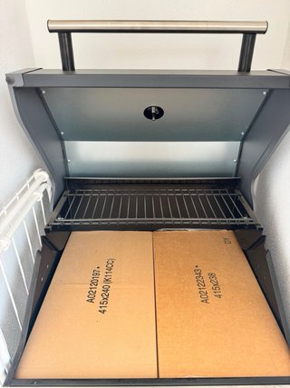 Barbacoa de gas naterial kenton de 2 quemadores.