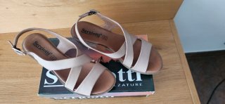Sandalias Sergiootti Beige Mujer
