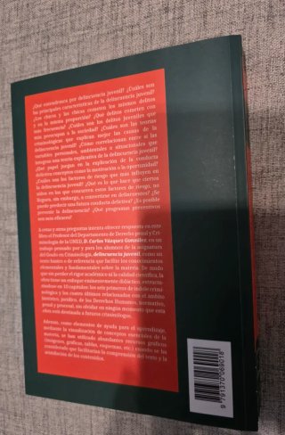 Delincuencia juvenil.  Uned. 3°Criminología