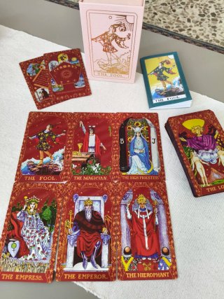 Tarot Rojo Rubí Laser Nuevo sin Uso