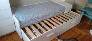 Cama nido hasta 160cm matrimonio Ikea Brimnes Blan