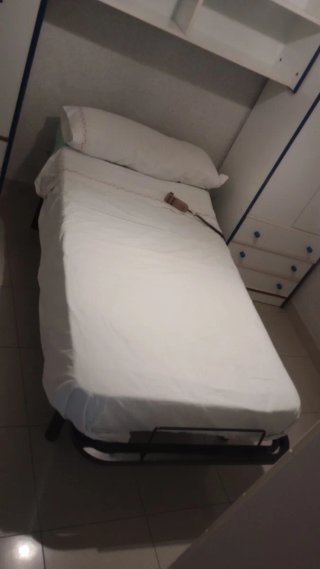 Cama articulada con motor