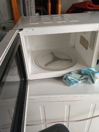 Microondas  limpio