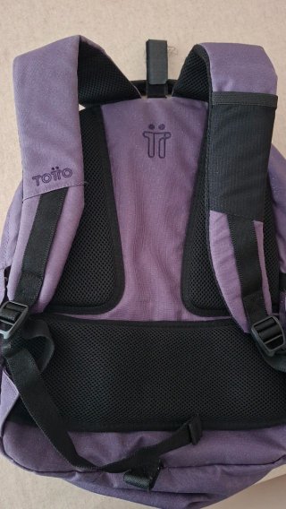 Mochila Totto Lila Purpurina