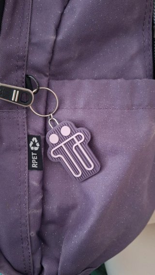 Mochila Totto Lila Purpurina