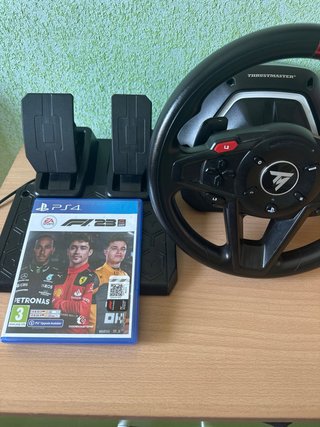 Volante Thrustmaster T128 + Pedales T2PM + F1 23