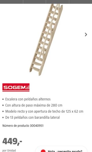Escalera de madera modelo Kyoto