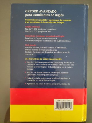 Diccionario Oxford Avanzado español-inglés