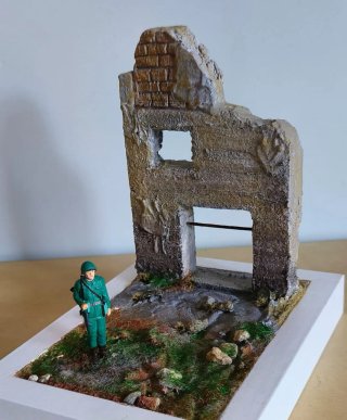 Diorama Artigianale Seconda guerra mondiale 1:25