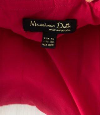 Vestido largo Massimo Dutti XS – color fucsia