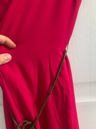 Vestido largo Massimo Dutti XS – color fucsia
