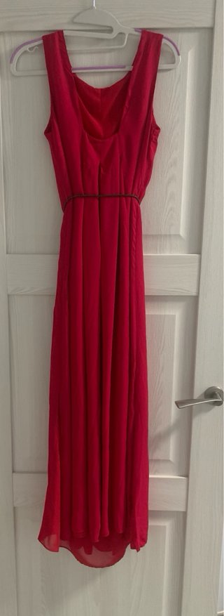 Vestido largo Massimo Dutti XS – color fucsia