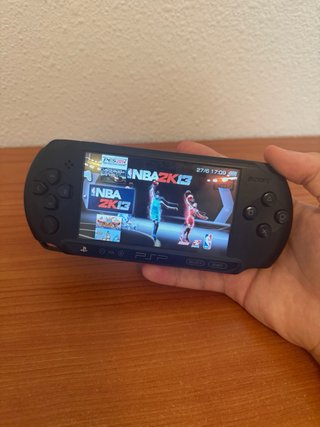 Sony PSP Street Nera + Custodia e Caricatore